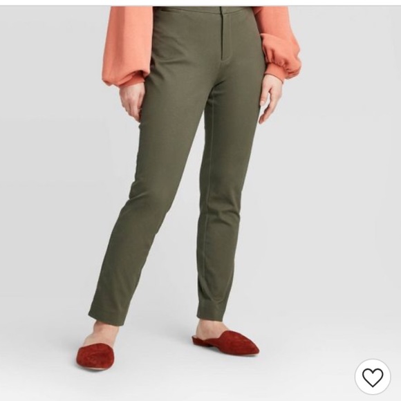 A Nee Day Skinny Ankle Dress Pant, Grey, Size 2 - Picture 1 of 8